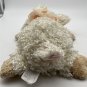 Caltoy Lamb Sheep Tan Beige Ribbon Laying Floppy 13&acirc;�� Plush Stuffed Animal Toy