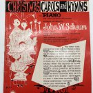 Sing-Along Play-Along Christmas Carols and Hymns 1959 John Schaum Piano Vintage
