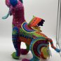 Disney Store Pixar Coco Dante Alebrije Rainbow Spirit Dog 15" Plush Stuffed Toy