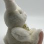 VINTAGE GOLDEN BEAR CODE LTD WHITE PINK EASTER BUNNY RABBIT MADE IN KOREA PLUSH