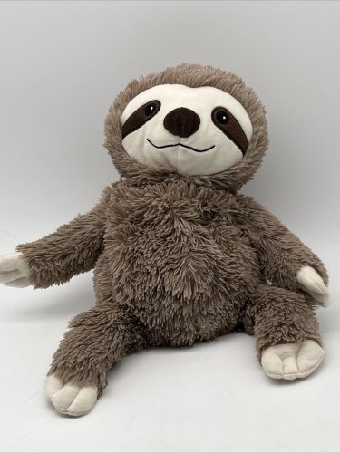 Warmies Comfort Micro Lavender Scented Weighted Plush Soft Sloth Brown 10 inch