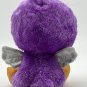 Spinmaster Hatchimals Baby Plush Bird Green Glitter Eyes Purple Gold 6 inches
