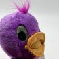 Spinmaster Hatchimals Baby Plush Bird Green Glitter Eyes Purple Gold 6 inches