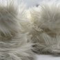Vintage Chrisha Playful Plush Animal Shaggy Dog Sheepdog 17" White w/Black