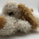 Creature Comforts Puppy Dog Plush Laying Down Stuffed Animal Toy Cream Tan 13"