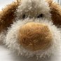 Creature Comforts Puppy Dog Plush Laying Down Stuffed Animal Toy Cream Tan 13"