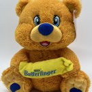 Nestle Butterfinger Orange Teddy Bear Plush 10" Stuffed Animal