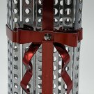 Bath & Body Works Hand Soap Metal Sleeve Holder Red Ribbon Bow Christmas Holiday