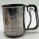 Flour Sifter Stainless Steel for Baking Double Layer Sugar Shaker with Hand