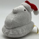 Peeps White Sparkle Christmas Chick with Santa Hat Gund 5"