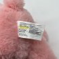 Kellytoy Easter Bunny Rabbit Plush Stuffed Animal Pink Rainbow Ears Feet 8â