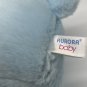 Aurora Baby Teddy Bear Plush 8" Blue Baby Boy Satin Ribbon