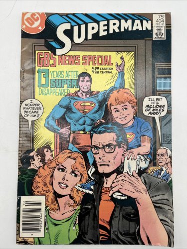 Superman 404 DC 1985 Eduardo Barreto Lex Luthor Superboy Newsstand