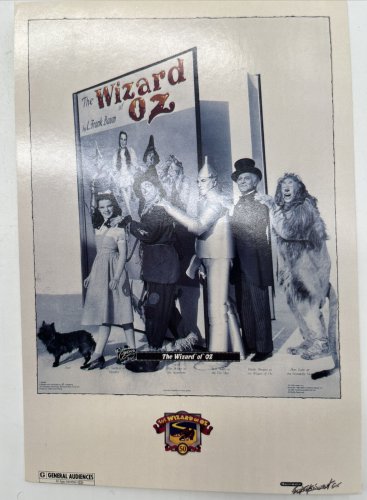 THE WIZARD OF OZ CLASSICO GLOSSY 1990s POSTCARD No 110-036