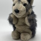JAAG Plush Sitting Timber Wolf Stuffed Animal Dog 8" Decor Toy Wildlife