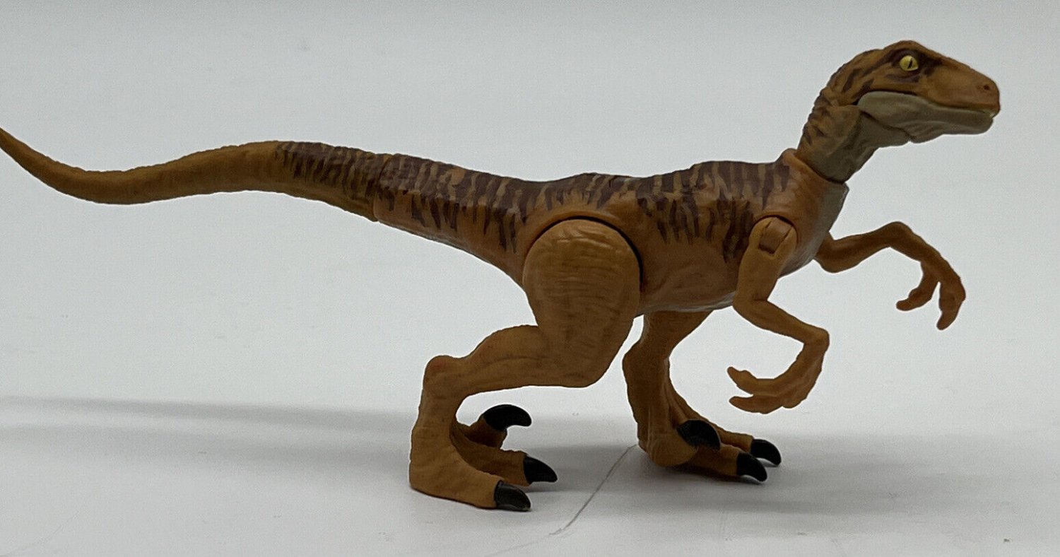 Mattel Jurassic World Legacy Collection Tiger Velociraptor Leaping Dinosaur