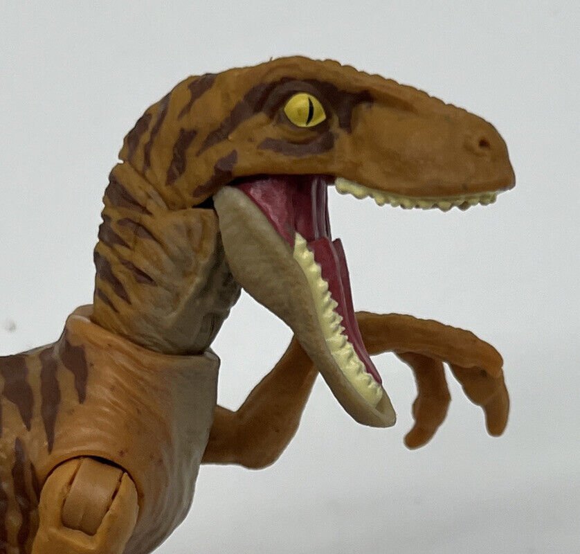 Mattel Jurassic World Legacy Collection Tiger Velociraptor Leaping Dinosaur