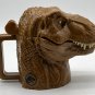 Jurassic Park World T-Rex Live Tour Cup Mug Head Flip Top Jaws Tyrannosaurus Rex