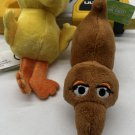 Big Bird & Snuffy Sesame Street Mini Beans VINTAGE 1999 KELLOG'S CEREAL 4" PLUSH