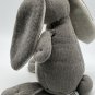 The Manhattan Toy Grey Gray Corduroy Felt Rabbit Plush Animal Stuffed 11&acirc;��