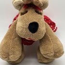 Hallmark Rhonda Reindeer Soft Plush Stuffed Animal Red Dress Bow Heart Mouth Toy