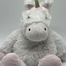 Warmies 13" Pink White Unicorn Microwavable French Lavender Scented Plush