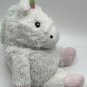 Warmies 13" Pink White Unicorn Microwavable French Lavender Scented Plush