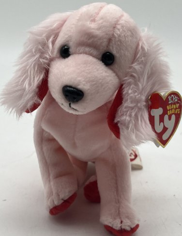 TY Beanie Baby - SONNET the Pink Poodle (6 inch) - Stuffed Animal Toy