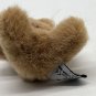 Vintage Russ Berrie Mini Bear Plush Burgundy Red Gold Trim Bow 4&acirc;��