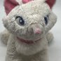 Disney Store Exclusive Aristocats Marie White Cat 12" Soft Plush Floppy