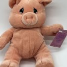 PRECIOUS MOMENTS ~ TENDER TAILS ~ PINK PIG 8" PLUSH BEAN BAG ENESCO