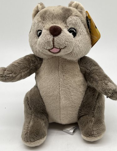 Wildlife Critters Wilcor Lil Soft Squirrel Plush Gray Tan GFT0698 NWT 6.5" Tall