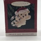 Hallmark Handcrafted Keepsake Ornament Child's Second Christmas Teddy Bear 1993