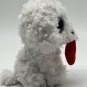 NEW TY Beanie Boos Honey Bun Dog Plush White Dog Stuffed Animal With Tags Toy