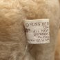 Vintage Russ Berrie Go Team Cheerleader Bear Plush 7.5â Pom Poms Blue/Yellow