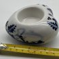 Delft Blue Handpainted Porcelain Votive Candle Tealight Holder Heart Shaped