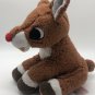 Rudolph The Red Nosed Reindeer Fuzzy 12&acirc;�� Plush, Seaworld /Busch Gardens CLEAN