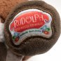 Rudolph The Red Nosed Reindeer Fuzzy 12&acirc;�� Plush, Seaworld /Busch Gardens CLEAN