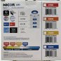 Nicor Lighting SureFit LED Flush Mount Ceiling Light w/ Round White Trim 4000K