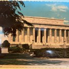 Lincoln Memorial Washington DC Postcard With Note 1974