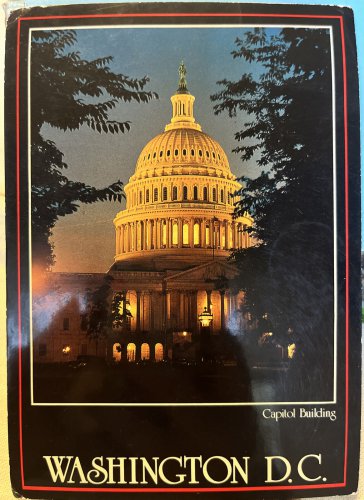 United States Capitol Building Washington DC Postcard With Note 1989