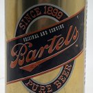 1970s BARTELS BEER CAN - BOTTOM OPENED - LION BREWERS IN WILKES-BARRE, PA