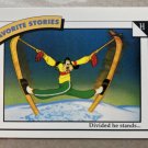1991 Disney Impel The Art of Skiing Favorite Stories #92 H Goofy