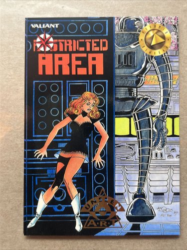 Upper Deck 1993 The Valiant Era A History Unseen Art Foil Leeja U8 MINT