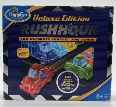 Think Fun 2006 Rush Hour Deluxe Edition - The Ultimate Traffic Jam Game**