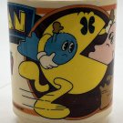 Vintage 1980 DEKA PAC-MAN Midway 3.5” Plastic Mug Cup