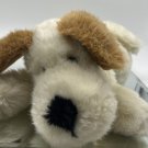 SKM 14" Floppy Bean Bag Pet Jason Dog Soft Plush Animal Stuffed Lovey Cream tan