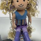 Groovy Girls Girl Scouts Respectful Roxi doll purple 13" soft floppy