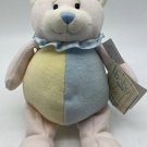 Baby GANZ Plush Pastel Giggle Bear HTF 10” With Tags