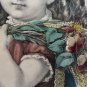 Antique Hand-Colored Currier & Ives Lithograph "Little Daisy" Circa 1850